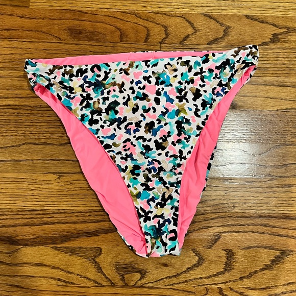 Citrus reversible bikini bottom. Size XL. - Picture 2 of 3